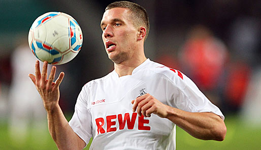 Lukas Podolski kommt bisher auf 21 Scorerpunkte für den 1. FC Köln