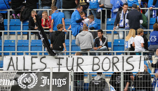 Hoffenheims Fans sind in Gedanken bei Boris Vukcevic