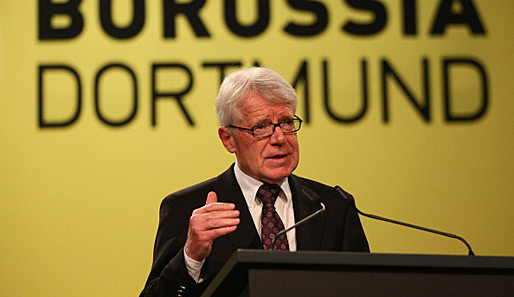 BVB- und Ligapräsident Reinhard Rauball auf der letzten Jahreshauptversammlung