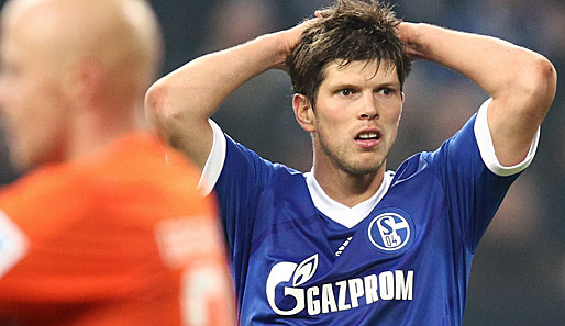 Schalke-Torjäger Klaas-Jan Huntelaar hadert bislang vor allem mit sich selbst