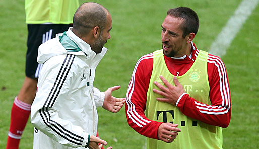 Franck Ribery ist von Pep Guardiola begeistert: "Du spürst sofort, was er machen will"