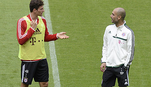 Mario Gomez und Pep Guardiola haben entschieden: Gomez spielt vorerst nicht