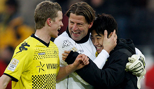 Roman Weidenfeller und Shinji Kagawa spielten zusammen beim BVB