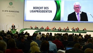 Rauball fand beim 41. DFB-Bundestag klare Worte zu brisanten Themen