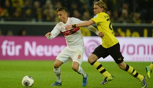 Marcel Schmelzer wurde im Spiel gegen den VfB Stuttgart verletzt ausgewechselt