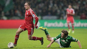Franck Ribery wählten mehr als die Hälfte der Befragten zum besten Spieler der Hinrunde