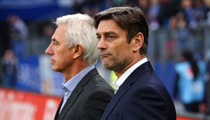 Oliver Kreuzer und Bert van Marwijk sorgen sich um die Zukunft des HSV