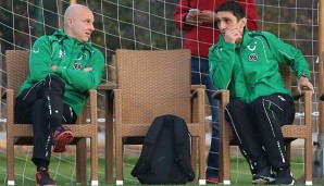 Für Dirk Dufner (l.) ist Tayfun Korkut der ideale Trainer für Hannover 96