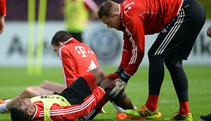 David Alaba und Manuel Neuer werden den Bayern definitiv gegen die Eintracht fehlen