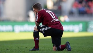 Mike Frantz droht mit dem 1. FC Nürnberg abzusteigen