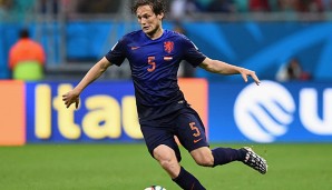 Hollands Daley Blind gab beim 5:1-Sieg über Spanien sein WM-Debüt