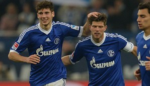Leon Goretzka (l.) spielte für Schalke 04 eine starke Rückrunde