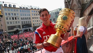 Pierre-Emil Höjbjerg hofft im nächsten Jahr auf mehr Einsatzzeit bei den Bayern