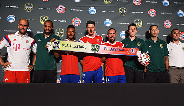 Vor dem Spiel gegen die MLS-Allstars äußerten sich Lewandowski, Ribery, Green und Guardiola