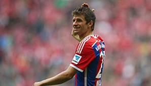 Thomas Müller sprach von einem guten Jahr für die Bayern