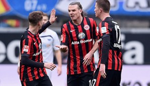 Alexander Meier (M.) wird Frankfurt für den Rest der Saison fehlen