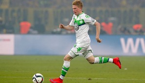 Kevin de Bruyne spielte beim VfL Wolfsburg eine überragende Saison