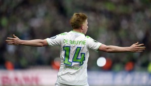 Kevin de Bruyne wurde von den Spielern der Bundesliga zum Spieler der Saison gewählt