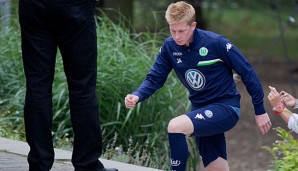 Kevin De Bruyne nahm wieder am Training des VfL Wolfsburg teil