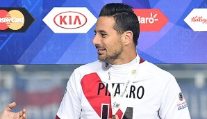 Claudio Pizarro spielte bereits von 1999 bis 2001 und von 2008 bis 2012 für die Werderaner