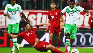 Luiz Gustavo verletzte sich im Spiel gegen Bayern München