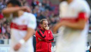 Alexander Zorniger musste die fünfte Pleite in Folge mit dem VfB einstecken