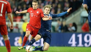 Gianluca Gaudino (l.) steht beim FC Bayern noch bis 2018 unter Vertrag