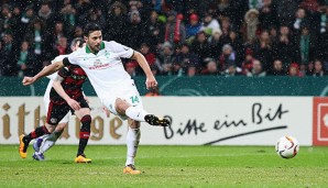 Werders Claudio Pizarro traf in den letzten sechs Spielen für die Bremer