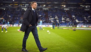 Andre Breitenreiter musste sich nach dem Remis gegen Eintracht Kritik anhören