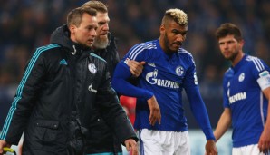 Eric Maxim Choupo-Moting (r.) laboriert seit zwei Wochen an einer Beckenprellung