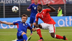 Breel Embolo steht mit der Schweiz im Achtelfinale der EM