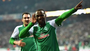 Anthony Ujah war mit elf Toren zweitbester Schütze von Werder