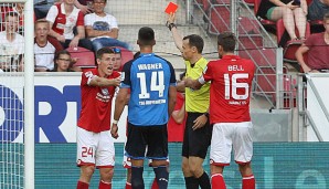 Gaetan Bussmann wird nach der Roten Karte gegen Hoffenheim für ein Spiel gesperrt