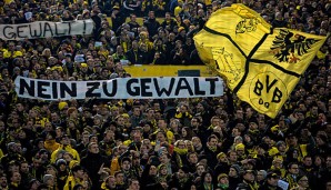 Die Dortmunder Fans haben sich klar gegen die Krawalle positioniert