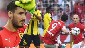 Roman Bürki musste gegen Bayern viermal hinter sich greifen