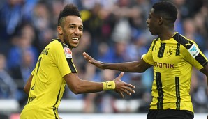 Die BVB-Stars Pierre-Emerick Aubameyang und Ousmane Dembele sind international begehrt
