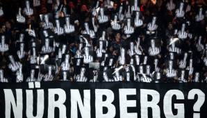 Am 22. Spieltag der Saison 18/19 tritt Nürnberg gegen Dortmund an - und zwar schon zum zweiten Mal am Montag. Die Fans sind sauer: "2 mal Montags, 2 mal Nürnberg? DFL, DFB und Co: Wir rauchen euch in der Pfeife", steht auf einem Banner.