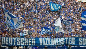 3.: FC Schalke 04. Zuschauerschnitt: 61.196 - ausverkaufte Spiele: 6.