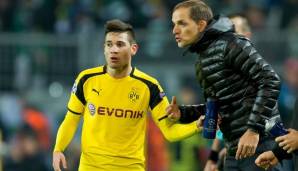 Thomas Tuchel und Raphael Guerreiro kennen sich aus gemeinsamen Zeiten bei Borussia Dortmund.