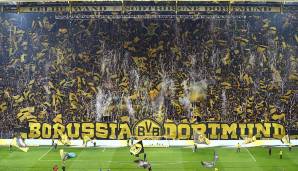 Platz 1: Borussia Dortmund – 215 Euro (398 Euro für günstigsten Sitzplatz).