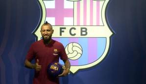 Arturo Vidal heuerte beim FC Barcelona an.