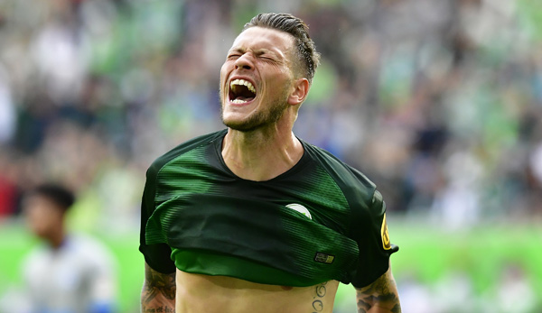 Daniel Ginczek besorgte den Siegtreffer für den VfL Wolfsburg.