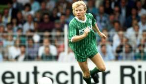 Platz 3: MANFRED BURGSMÜLLER im Alter von 39 Jahren, 7 Monate 14 Tage für Werder Bremen.