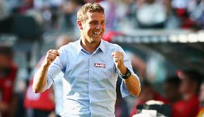 Rang 13: FC Augsburg mit 11 Trainern - Längste Amtszeit: Markus Weinzierl (3 Jahre 11 Monate 30 Tage).