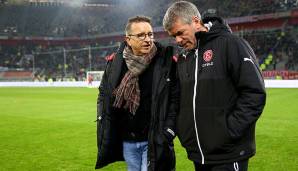 Rang 3: Fortuna Düsseldorf mit 20 Trainern - Längste Amtszeit: Norbert Meier (5 Jahre 4 Monate 25 Tage).