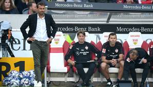 Markus Weinzierl hat seine ersten beiden Spiele als Stuttgart-Trainer 0:4 verloren.