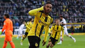 Platz 7 - Pierre-Emerick Aubameyang: 98 Tore in 144 Spielen für Borussia Dortmund.