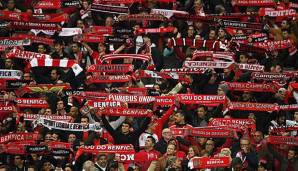 Einige Benfica-Fans befinden sich auf dem Weg in das falsche Frankfurt.