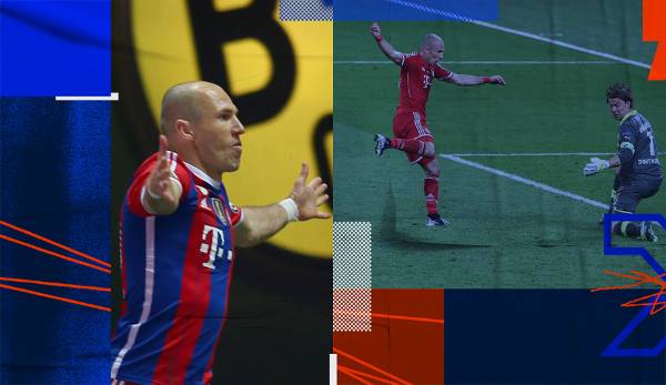 Ajren Robben gegen Borussia Dortmund: Es war nicht immer nur große Siege.