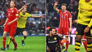 Robert Lewandowski stand bereits bei 31 Duellen zwischen dem FC Bayern und Borussia Dortmund auf dem Platz. In knapp der Hälfte trug er das schwarz-gelbe Trikot, dann folgte der Wechsel zu den Bayern. Wir blicken auf die "Klassiker"-Bilanz des Stürmers.